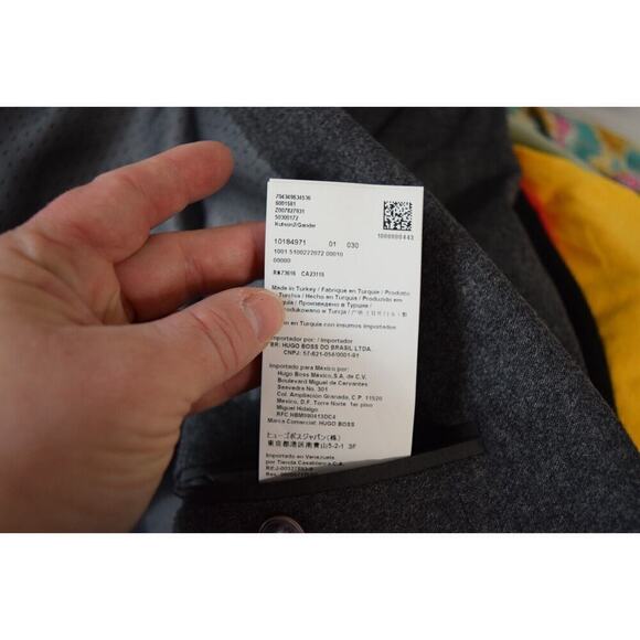 Boss Hugo Boss Hutson 2 US 40L Gray Virgin Wool Blend Colombo Two Button - Picture 8 of 8